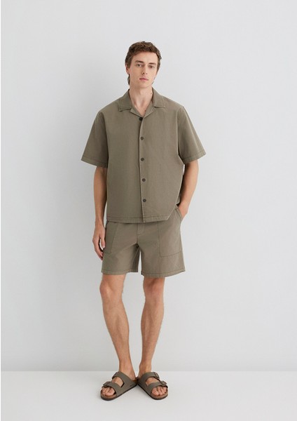 Haki Şort 0410279-89931