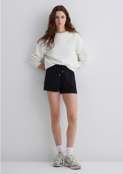 Siyah Basic Şort 1410152-900