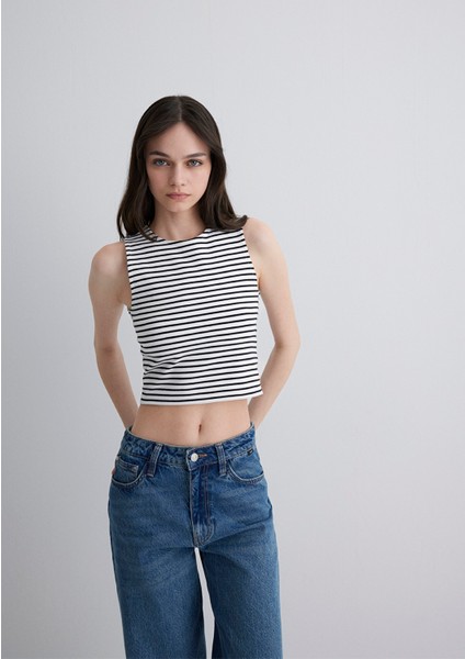 Çizgili Halter Atlet 1613118-85407