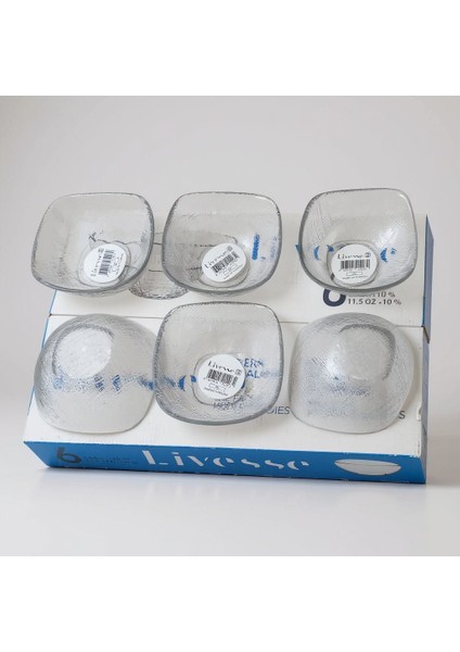 6 Lı Cam Çok Amaçlı Kase 330 cc fiyatları
