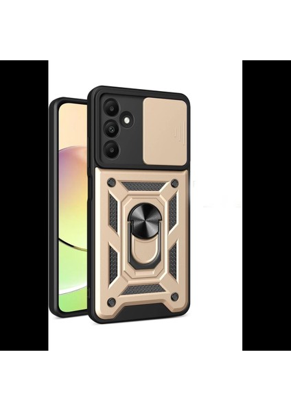 Samsung Galaxy M15 Kılıf Pars Lens Yüzüklü Silikon