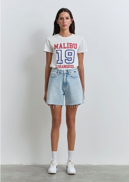 Millie 90LAR Açık Mavi Jean Şort 1458989752