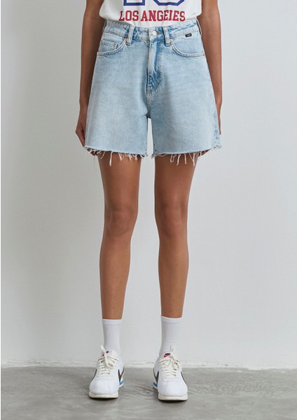 Millie 90LAR Açık Mavi Jean Şort 1458989752