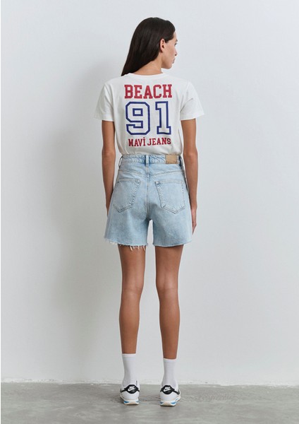 Millie 90LAR Açık Mavi Jean Şort 1458989752