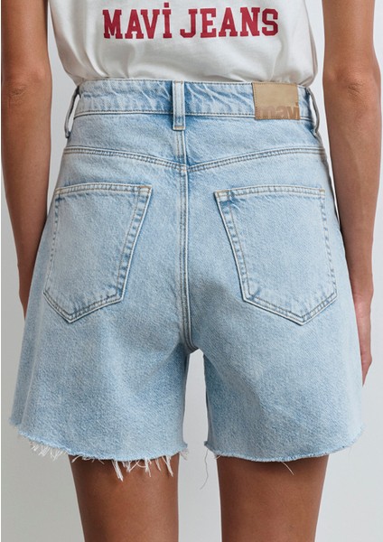 Millie 90LAR Açık Mavi Jean Şort 1458989752