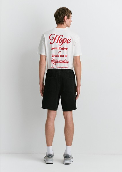 Dayton Antrasit Jean Şort 0410093-89807