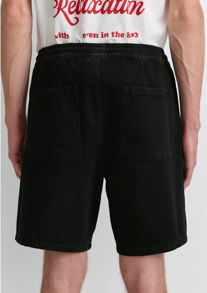 Dayton Antrasit Jean Şort 0410093-89807