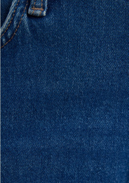 Eliana Casual Koyu Mavi Jean Şort 1411221-89749