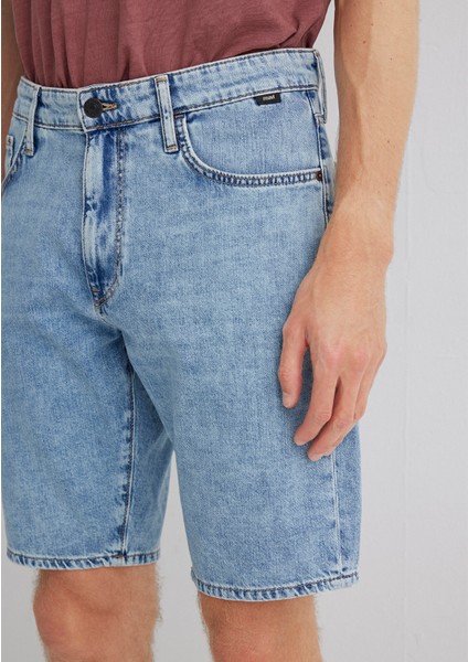 Lucas Street Vintage Açık Mavi Jean Şort 0412607-90388