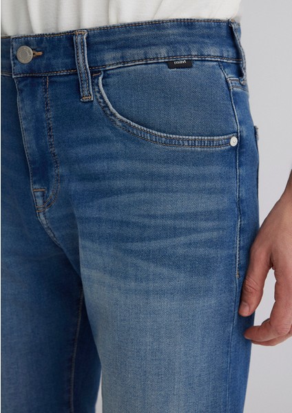 Brian Sporty Koyu Mavi Jean Şort 0418490389