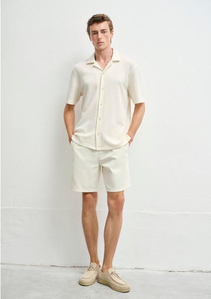 Dayton Ekru Jean Şort 0410093-90390