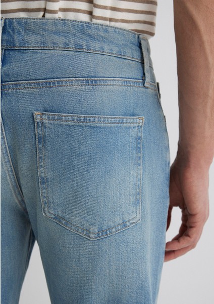 Brian 90LAR Vintage Indigo Mavi Jean Şort 0418485360