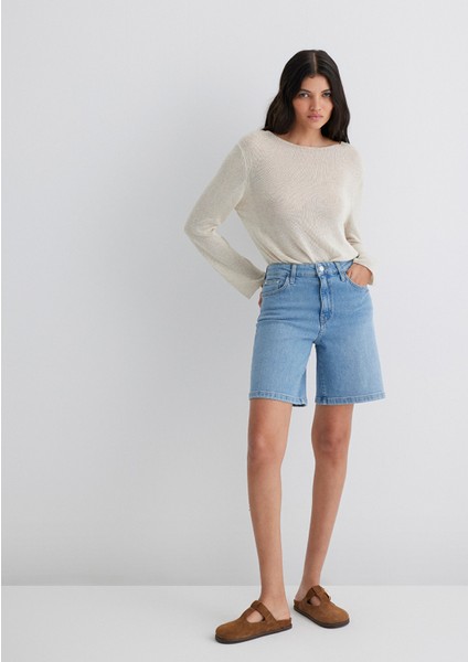 Eliana Everyday Açık Mavi Jean Şort 1411221-89750