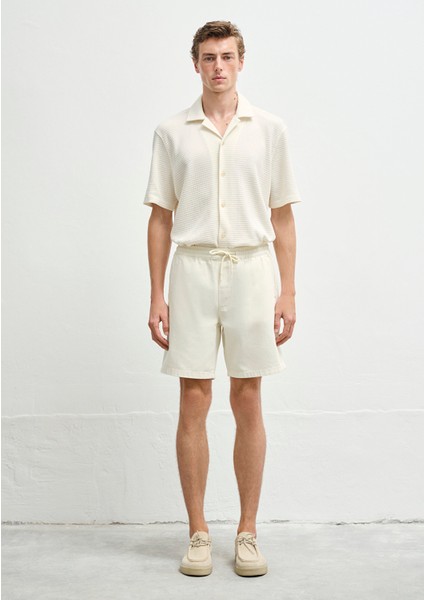 Dayton Ekru Jean Şort 0410093-90390