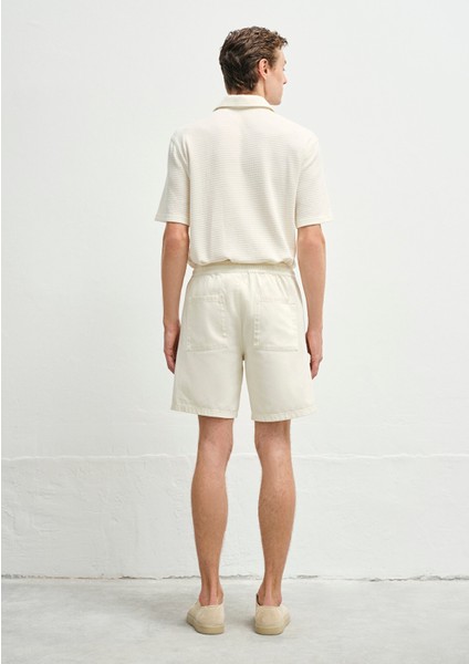 Dayton Ekru Jean Şort 0410093-90390