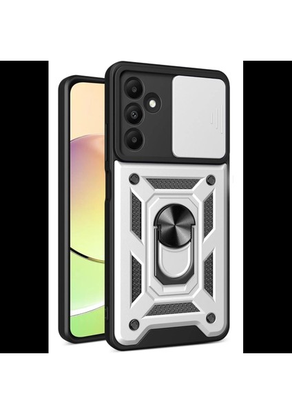 Samsung Galaxy M15 Kılıf Pars Lens Yüzüklü Silikon