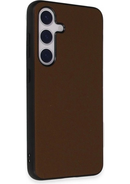 Samsung Galaxy S24 Kılıf Taft Kapak - Kahverengi