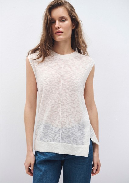 Ekru Triko Top 1710671-70057