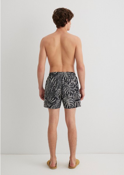 Siyah Kısa Deniz Şortu 0911895-900