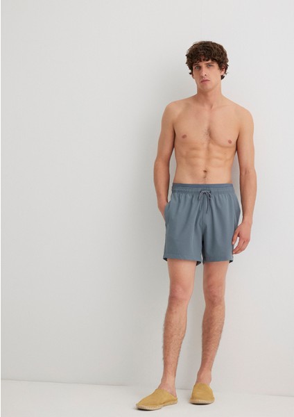 Gri Kısa Deniz Şortu 0910241-81546