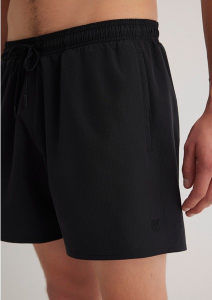 Siyah Kısa Deniz Şortu 0911904-900