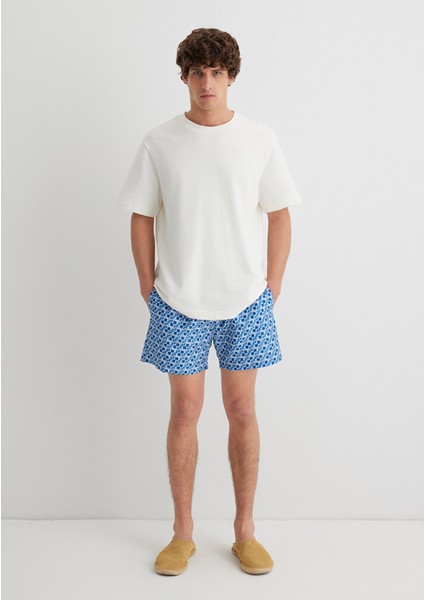 Mavi Kısa Deniz Şortu 0911902-24367