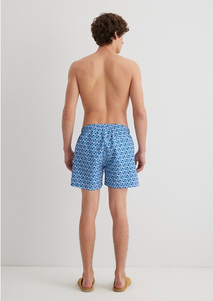 Mavi Kısa Deniz Şortu 0911902-24367