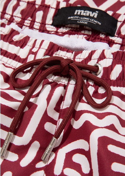 Bordo Deniz Şortu 0911905-32421