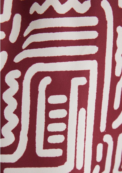 Bordo Deniz Şortu 0911905-32421