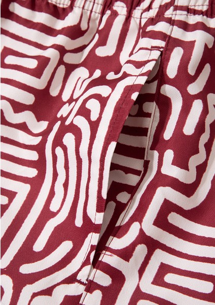 Bordo Deniz Şortu 0911905-32421