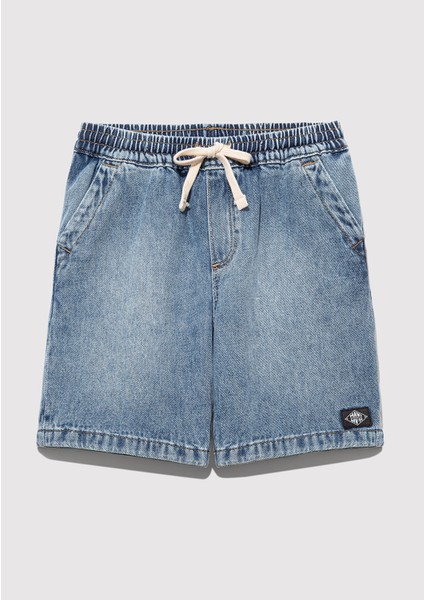 Neptune MV91 Street Indigo Mavisi Jean Şort 6411056-89443