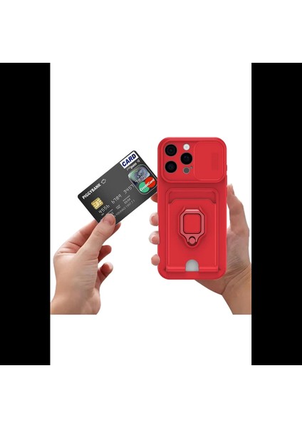 iPhone 16 Kılıf Zuma Kartvizitli Yüzüklü Silikon fiyatları