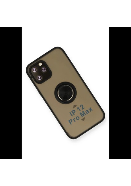iPhone 12 Pro Max Kılıf Montreal Yüzüklü Silikon Kapak modelleri