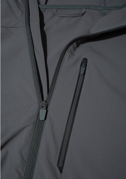 Kapüşonlu Yeşil Spor Ceket 0110655-71598