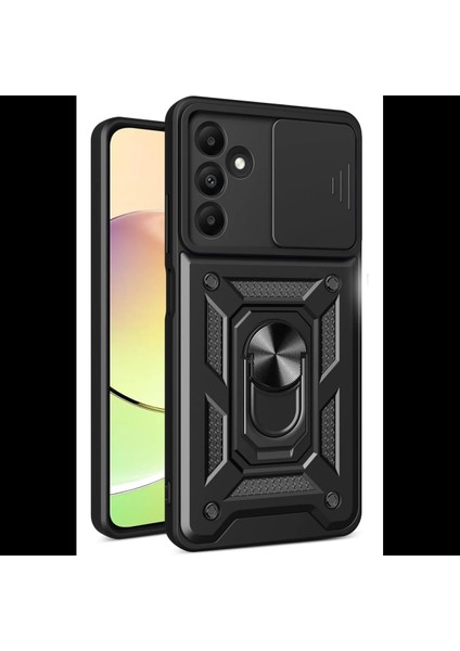 Samsung Galaxy M15 Kılıf Pars Lens Yüzüklü Silikon