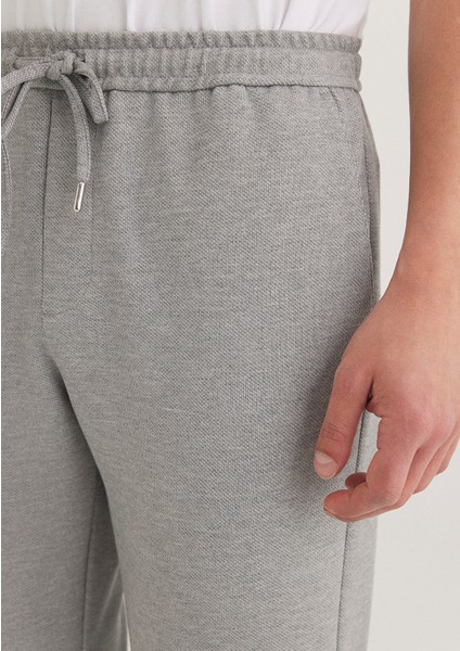 Gri Örme Pantolon 0010460-80018