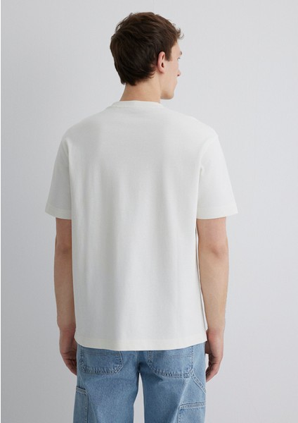 Baskılı Ekru Tişört 0612808-70057