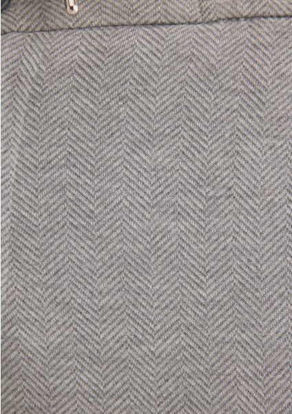 Gri Örme Pantolon 0010465-80018