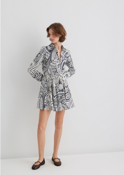 Lacivert Elbise 1310715-88029