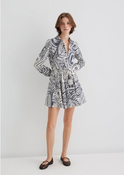 Lacivert Elbise 1310715-88029