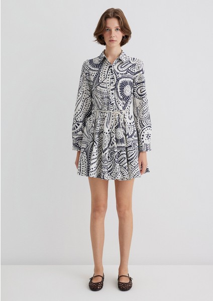 Lacivert Elbise 1310715-88029