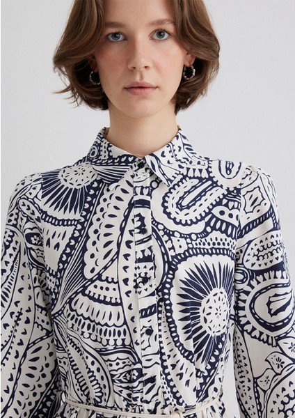 Lacivert Elbise 1310715-88029