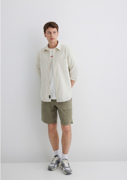 Yeşil Kargo Şort 0410269-86961