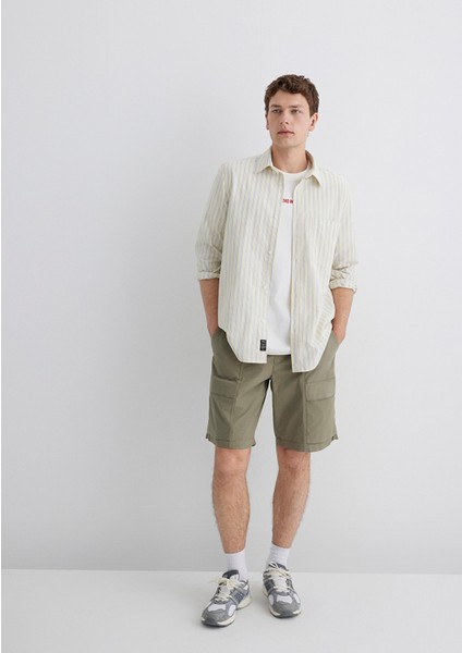 Yeşil Kargo Şort 0410269-86961