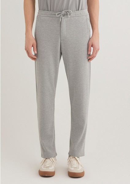 Gri Örme Pantolon 0010465-80018
