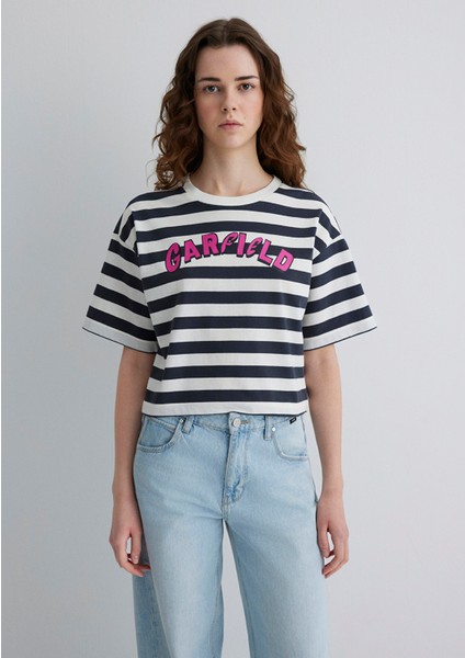 Garfield Baskılı Gri Tişört 1613366-85308