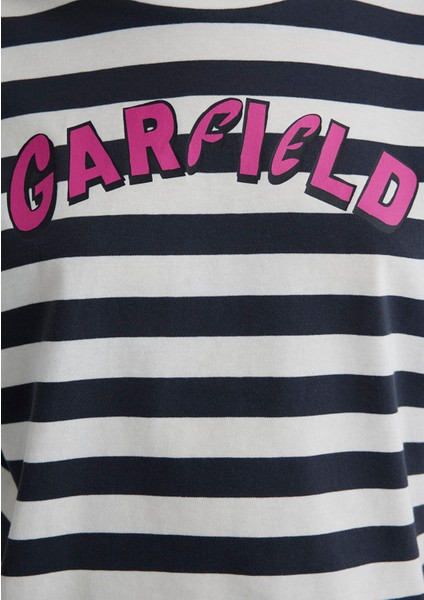 Garfield Baskılı Gri Tişört 1613366-85308