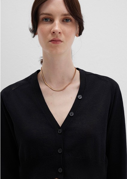 Siyah Crop Hırka 1710690-900