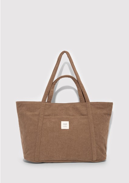 Kahverengi Kadife Omuz Çantası 1913398-71688