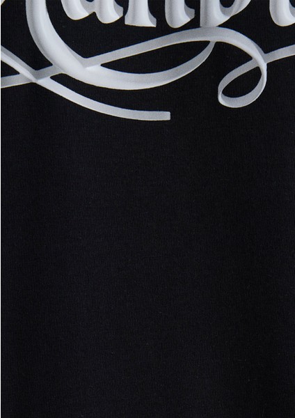 Istanbul Baskılı Siyah Tişört 0612991-900